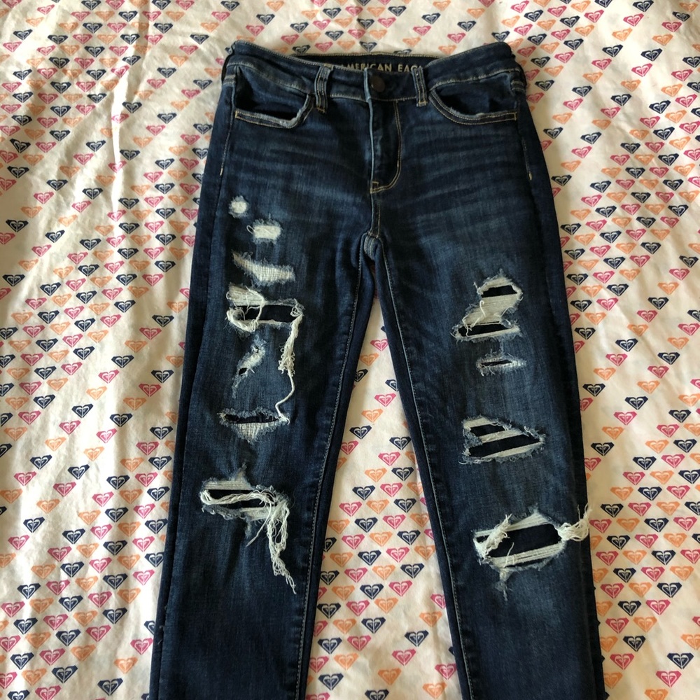 American Eagle next level stretch size 4 long jean